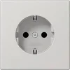 Image de Jung LS1520LG Wandcontactdoos met randaarde Inzetstuk 1-voudig Grijs