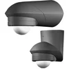 Image de Grothe 94534 PIR-bewegingsmelder Opbouw (op muur) 240 ° Relais Zwart IP55