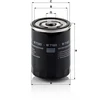 Image de MANN-FILTER Oliefilter W 718/2 | OEM 116440603000 | 60507080 | 71736160 | Alfa Romeo 155 164 75 Alfetta GT GTV Spider, Fiat 124 124 Spider 131
