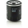 Image de MANN-FILTER Oliefilter W 68/3 | OEM 90915-10003 | 90915-YZZJ1 | 15601-13011 | Toyota Corolla E8 E10 E12, Celica, Carina, Starlet, Suzuki Grand Vitara, John Deere X-Serie, Iseki