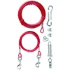 Image de Trixie Spanlijn Rood 15m - Schokdempend, Kunststof Coating - Geschikt voor Honden Tot 50kg