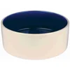 Image de TRIXIE VOERBAK KERAMIEK CREME / BLAUW 22X22 CM 2.3 LTR