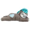 Image de Trixie - Honden Speelgoed - Pluche Luiaard - Grijs - Met Heartbeat - Voor Puppy - 34 cm