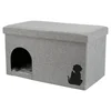 Image de Trixie - Kattenhuis - Kimy - Grijs -70X40X40 cm