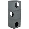 Image de Trixie Nele - Kattenhuis & Toren - Vilt - Grijs - 38X38X105 cm
