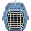Image de Reismand Trixie Relax 1 Blauw - Geschikt tot 6 kg - 48x30x32 cm met Handvat en Draaisluiting