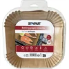 Image de Scanpart Airfryer bakpapier wegwerpbakjes - Vierkant 16x16cm bodem - 100 stuks - Geschikt voor Bestron Bourgini Caso DeLonghi Domo Emerio Fritel Inventum Koenic Montana Ninja Nova Philips Princess Russell Hobbs Severin Tefal Tristar heteluchtfriteuse
