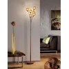 Image de Paul Neuhaus kreta - Art Deco Vloerlamp | Staande Lamp - 6 lichts - H 1820 mm - Roestbruin - Woonkamer | Slaapkamer