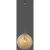Image de Paul Neuhaus kreta - Landelijke Hanglamp met kap - 1 lichts - H 1450 mm - Roestbruin - Woonkamer | Slaapkamer | Keuken