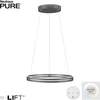 Image de Neuhaus PURE - Hanglamp E-Loop e-Lift Ø 70 cm donker grijs