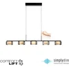 Image de Hanglamp Rika Zwart Comfortlift & SimplyDim Technologie