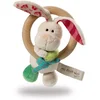 Image de Nici Bijtring Rabbit Tilli 29 X 16 X 5 Cm Hout/pluche Wit