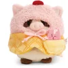 Image de Nici knuffel koe Moona met milkshake 8cm pluche cadeau roze.