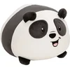 Image de Nici knuffelkussen panda 30x34cm pluche zwart-wit kussen.