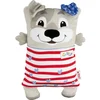 Image de Nici knuffel hond pluche met wendefunctie 30x20 - omkeerbaar kussen.