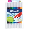 Image de Pelikan viltstiften Colorella Duo - 10 kleuren - 2 punten
