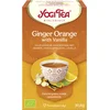 Image de Yogi Tea Ginger Orange with Vanilla Bio - Biologische Kruidenthee met Gember, Sinaasappel en Vanille voor Een Verwarmende en Zoete Thee-ervaring
