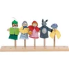 Image de GOKI Vingerpopjes - Roodkapje Set - 4 Verschillende Popjes - In Doosje - 3 Jaar