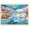 Image de GOKI Puzzel - Dieren Arctische Oceaan - 96 stukjes - 40x30x0,8cm - Hout - 3+