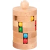 Image de Goki Ballentoren houten 3D-puzzel kinderspeelgoed educatief.