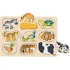 Image de GOKI Puzzel - Wat Hoort Waar Bij? - 9 delen - 30x21x2,4cm - Hout - 1+