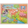 Image de Puzzel: LEVEN op de BOERDERIJ 40x30x0,8cm, 48-delig, hout, 3+