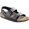 Image de Birkenstock Milano Dames Slippers - Black - Maat 39