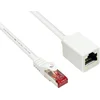 Image de S/FTP CAT6 Gigabit netwerk verlengkabel / wit - 10 meter