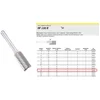 Image de Klingspor HF 100 B - Frees voor Metaal - Walsvorm - 9.6mm - Hardmetaal