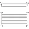 Image de Ideal Standard Iom badlakenrek 57x304cm chroom