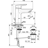 Image de Ideal Standard Tesi wastafelkraan m. vaste uitloop met waste 5l/min chroom