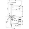 Image de Ideal Standard Tesi - Grande wastafelkraan, met waste, chroom A6563AA