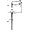 Image de Hansa Ronda - Keukenkraan met uittrekbare uitloop, voor drukloze boilers, chroom 55231103