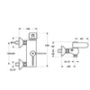 Image de Hansa Tempra - Thermostatische douchemengkraan, chroom 08240202