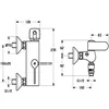 Image de Hansa Tempra - Thermostatische douchemengkraan, chroom 08240282
