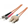 Image de Equip 252332 Glasvezel kabel 2 meter SC ST OS2 Geel