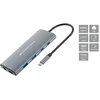 Image de Conceptronic DONN06G laptop dock & poortreplicator Bedraad USB 3.2 Gen 1 (3.1 Gen 1) Type-C Grijs