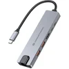 Image de Conceptronic DONN29G laptop dock & poortreplicator Bedraad USB 3.2 Gen 2 (3.1 Gen 2) Type-C Grijs