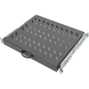 Image de Digitus DN-19 TRAY-2-600-SW 19 inch Apparaatbodem voor patchkast 1 HE Uittrekbaar Geschikt voor kastdiepte: 600 mm Zwar