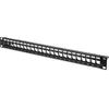 Image de DIGITUS Patchpanel 1HE 24-Port Modular Patchpanel schwarz