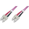 Image de Digitus DK-2522-01-4 Glasvezel kabel 1 meter SC I-VH OM4 Violet