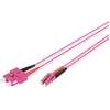 Image de Digitus LC / SC Glasvezel kabel 1 meter I-VH OM4 Violet
