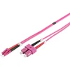 Image de Digitus DK-2532-03-4 Glasvezel kabel 3 meter LC SC I-VH OM4 Violet