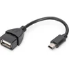 Image de Digitus USB 2.0 Adapter [1x Mini-USB 2.0 B stekker - 1x USB 2.0 bus A] AK-300310-002-S