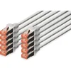 Image de CAT6 sFTP kabel 3 meter Grijs - 10 stuks