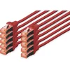 Image de Digitus DK-1644-010-R-10 netwerkkabel 1 m Cat6 S/FTP (S-STP) Rood