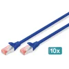 Image de CAT6 sFTP kabel 2 meter Blauw - 10 stuks