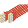 Image de Digitus DK-1644-A-030-R-10 netwerkkabel Rood 3 m Cat6a S/FTP (S-STP)