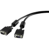 Image de Renkforce RF-4212498 VGA-kabel VGA Aansluitkabel VGA-stekker 15-polig, VGA-stekker 15-polig 1.80 m Zwart Met Ferrietker