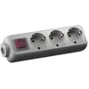 Image de BACHMANN SELLY stekkerdoos 3x geaard contact, schakelaar, wit, 1,5 m